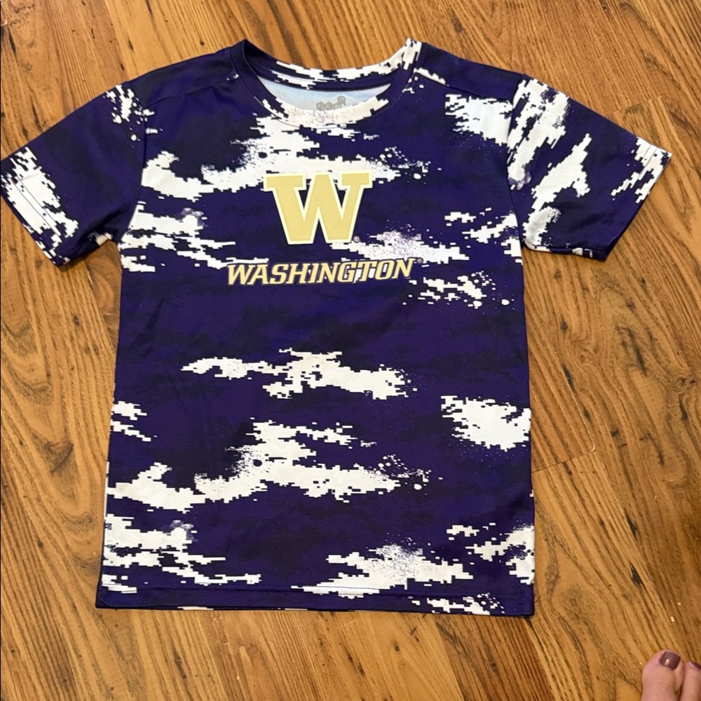 Washington Kids Purple and White T-Shirt